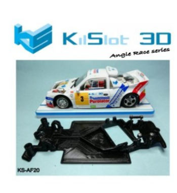 Chasis 3D Angulo Ford RS200 Scaleauto KS-AF20 | Slot Maxi