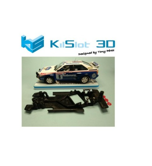 Chasis 3D Angulo Audi Quattro Fly KS-AC48 | Slot Maxi