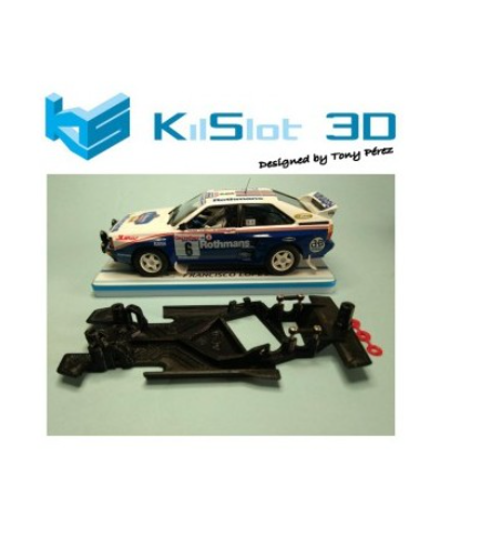 Chasis 3D Angulo Audi Quattro Fly KS-AC48 | Slot Maxi