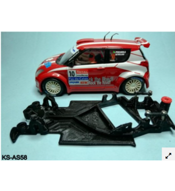 Chasis 3D Angulo Suzuki Swift S1600 SCX AS58 | Slot Maxi