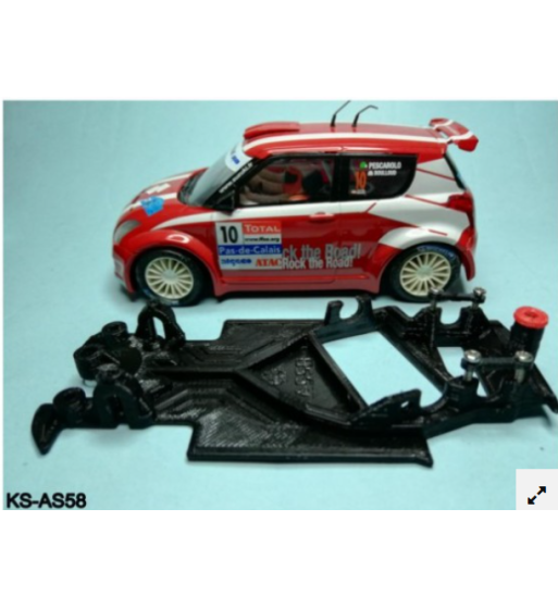 Chasis 3D Angulo Suzuki Swift S1600 SCX AS58 | Slot Maxi