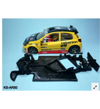 Chasis 3D Angulo Renault Clio RS NSR AR50 | Slot Maxi