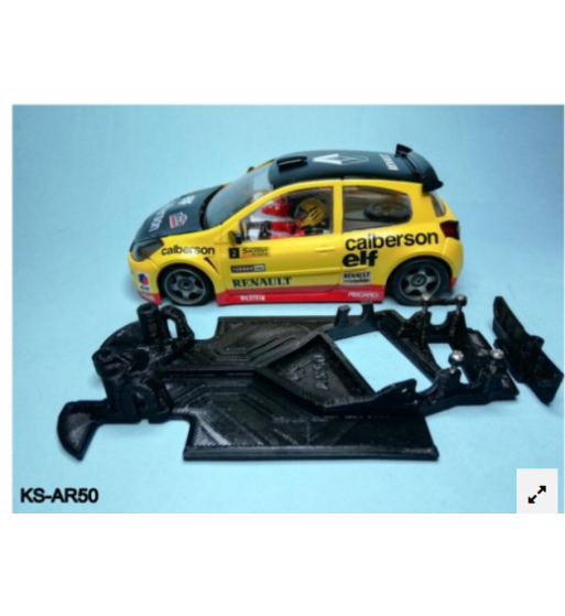 Chasis 3D Angulo Renault Clio RS NSR AR50 | Slot Maxi