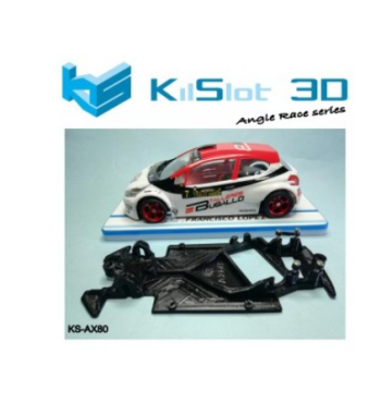 Chasis 3D Angulo Peugeot 208 Scaleauto AX80 | Slot Maxi
