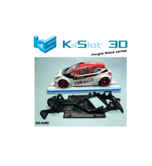 Chasis 3D Angulo Peugeot 208 Scaleauto AX80 | Slot Maxi