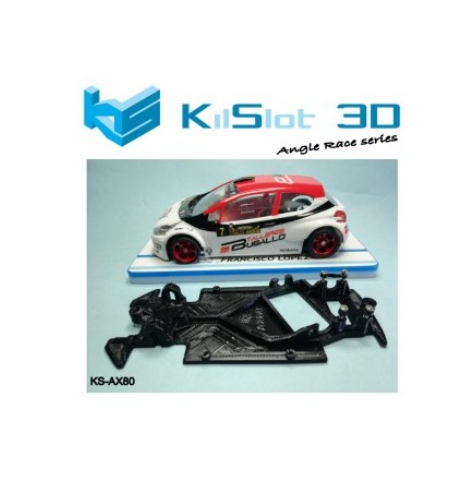 Chasis 3D Angulo Peugeot 208 Scaleauto AX80 | Slot Maxi