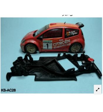 Chasis 3D Angulo Citroen C2 S1600 SCX AC28 | Slot Maxi