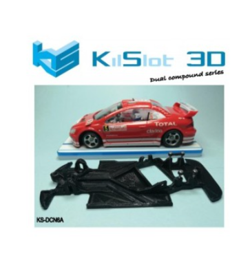 Chasis 3D Dual Comp Peugeot 307 WRC Ninco DCN6A | Slot Maxi