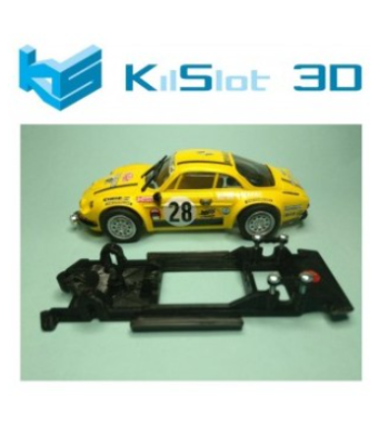 Chasis 3D Lineal Black Renault Alpine A110 Team Slot BR2B | Slot Maxi