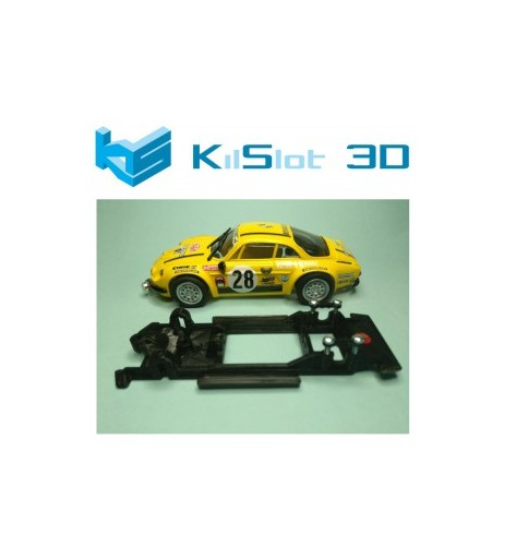 Chasis 3D Lineal Black Renault Alpine A110 Team Slot BR2B | Slot Maxi