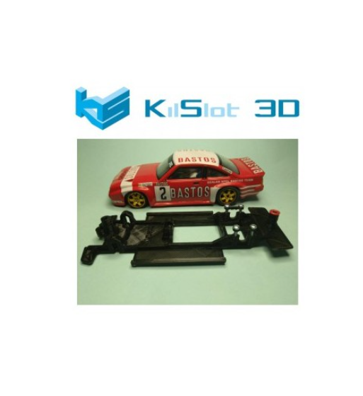 Chasis 3D Lineal Black Opel Manta 400 Sloter BM1B | Slot Maxi