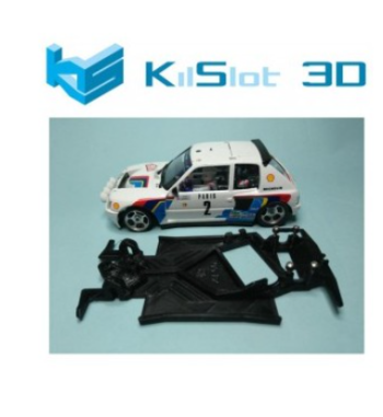 Chasis 3D Angular Peugeot 205 T16 OSC AC58 | Slot Maxi