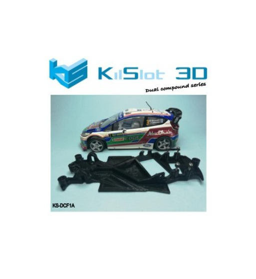 Chasis DUAL COMP Ford Fiesta SCX DCF1A | Slot Maxi