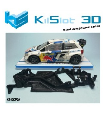 Chasis DUAL COMP Polo WRC Superslot DCP2A | Slot Maxi