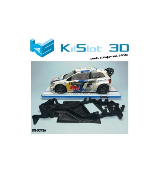 Chasis DUAL COMP Polo WRC Superslot DCP2A | Slot Maxi