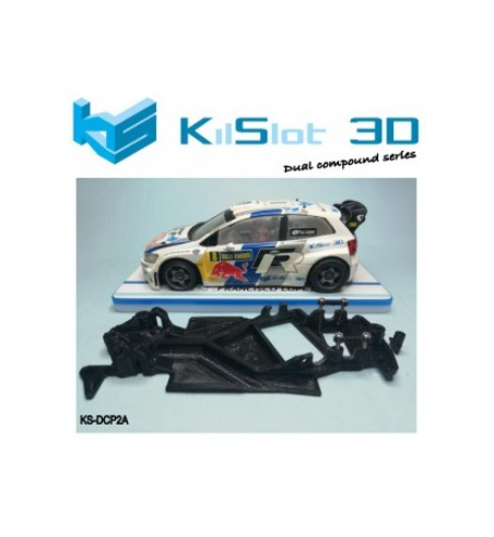 Chasis DUAL COMP Polo WRC Superslot DCP2A | Slot Maxi