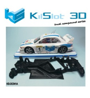 Chasis DUAL COMP Subaru SCALEAUTO DCN1A | Slot Maxi