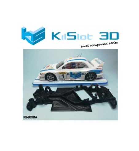Chasis DUAL COMP Subaru SCALEAUTO DCN1A | Slot Maxi
