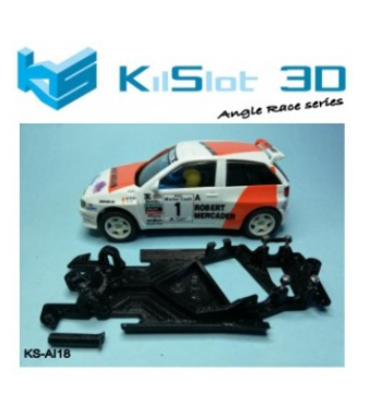 Chasis 3D Angular Race Soft Seat Ibiza KitCar Scalextric KS-AI18 | Slot Maxi