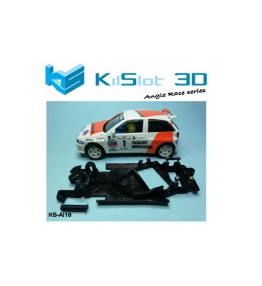 Chasis 3D Angular Race Soft Seat Ibiza KitCar Scalextric KS-AI18 | Slot Maxi
