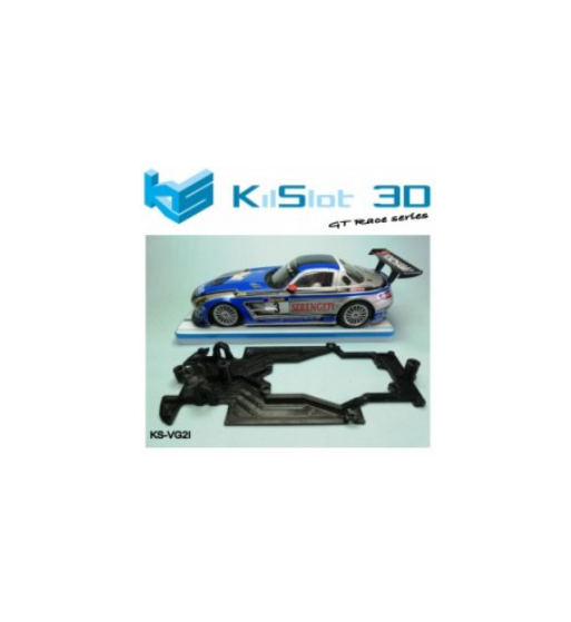 Chasis 3D Race Mercedes SLS GT3 Scaleauto KS-VG2I | Slot Maxi