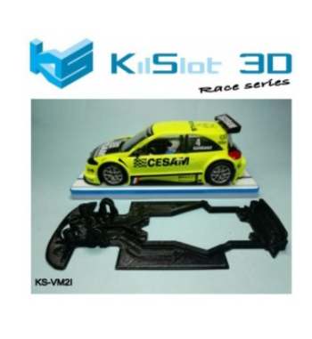 Chasis KS-VM2I Megane Trophy Ninco Bancada slot racing