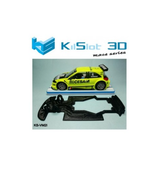 Chasis KS-VM2I Megane Trophy Ninco Bancada slot racing