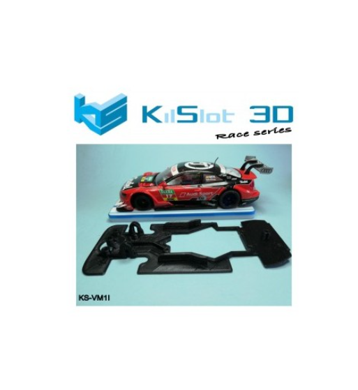 Chasis KS-VA5I Audi A5 DTM SCX, bancadas slot maxi