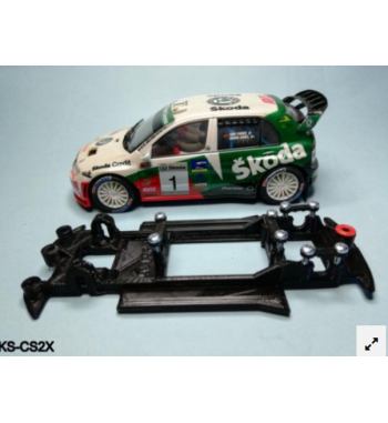 Chasis 3D Motor RX Skoda Fabia WRC SCX - Kilslot