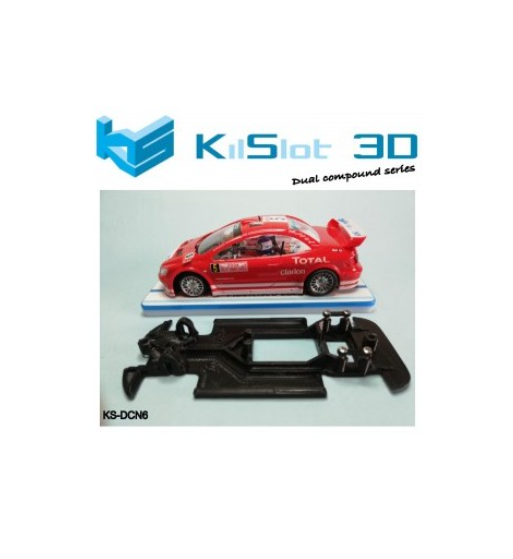 Chasis 3D Dual Comp Peugeot 307 WRC Ninco - Kilslot DCN6