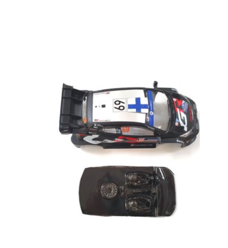 Mustang M-L0070R Lexan rally Toyota Yaris SCX - Ligereza y detalle slot