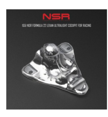 NSR-1551 Cockpit lexan Formula 1 22 - Ligereza y detalle slot
