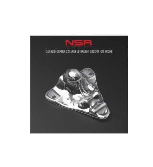 NSR-1551 Cockpit lexan Formula 1 22 - Ligereza y detalle slot