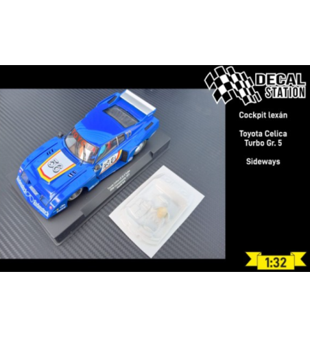 Decal Station DSL-006 Interior lexan Toyota Celica Grupo 5 - Claridad y detalle slot