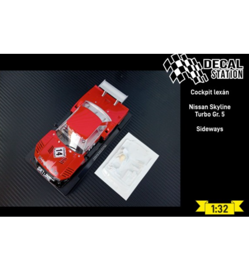 Decal Station DSL-005 Interior lexan Nissan Skyline Grupo 5 - Ligereza y detalle slot