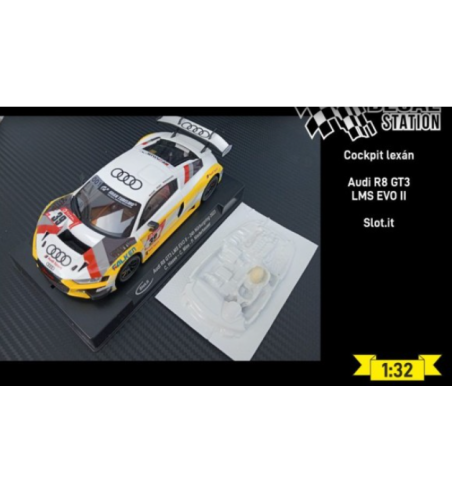 Decal Station DSL-024 Interior lexan Audi R8 GT3 LMS Evo II - Ligereza y detalle slot