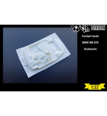 Decal Station DSL-011 Interior lexan BMW M8 GTE Scaleauto - Precisión y ligereza slot