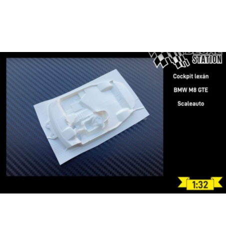 Decal Station DSL-011 Interior lexan BMW M8 GTE Scaleauto - Precisión y ligereza slot