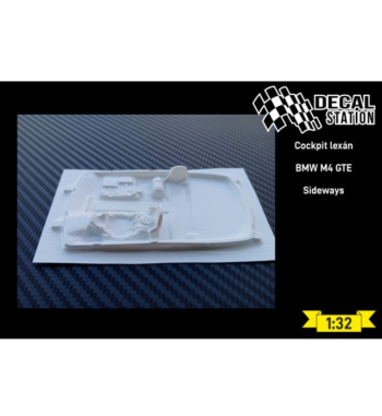 Decal Station DSL-004 Interior lexan BMW M4 GT3 Sideways - Claridad y ligereza slot