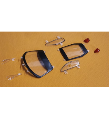 Sideways RC-SWFCD Cristales y partes transparentes Fantasy Car 01 GT3 - Claridad y realismo slot