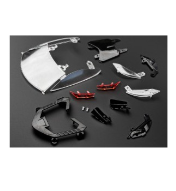 NSR-1559 Cristal y faros Corvette C8R - Visibilidad y detalle slot