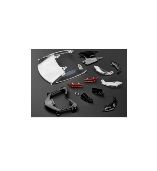 NSR-1559 Cristal y faros Corvette C8R - Visibilidad y detalle slot