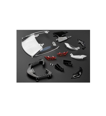 NSR-1559 Cristal y faros Corvette C8R - Visibilidad y detalle slot