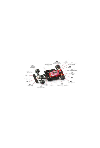 Formula 86/89 Benetton Camel n19 NSR | Slot Maxi | Slot F1 clásico Benetton