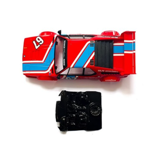 Mustang M-L0068R Lexan rally BMW M1 SCX - Ligereza y detalle slot