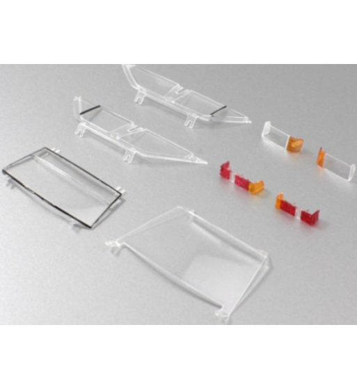 Slot.it SI-CS44V Partes transparentes Mercedes 190E cristales y faros - Claridad y detalle slot