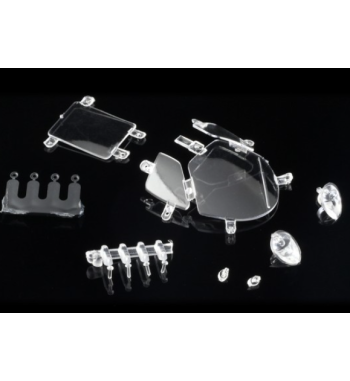 NSR-1353 Cristal y luces Ford P68 - Visibilidad y realismo en slot