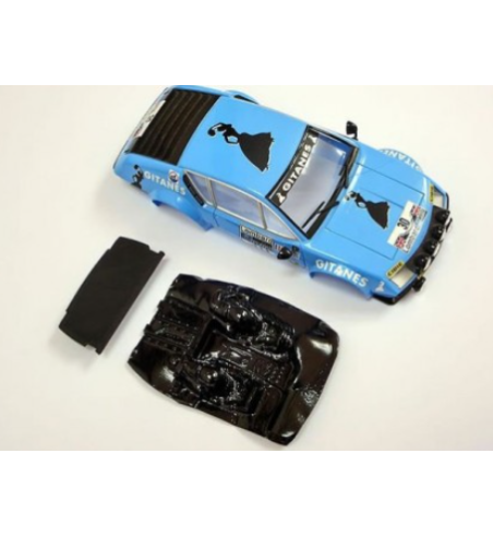 Mustang M-ACLR23 Lexan rally Alpine A310 Avant con soporte tornillos - Recambio profesional slot