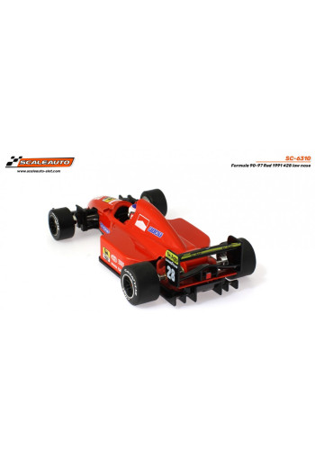 Formula 90-97 Ferrari 1991 n28 morro bajo Scaleauto | Slot Maxi | Slot F1 clásico Ferrari 90s