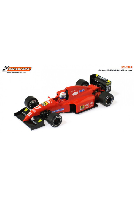 Formula 90-97 Ferrari 1991 n27 morro bajo Scaleauto | Slot Maxi | Slot F1 Ferrari clásico